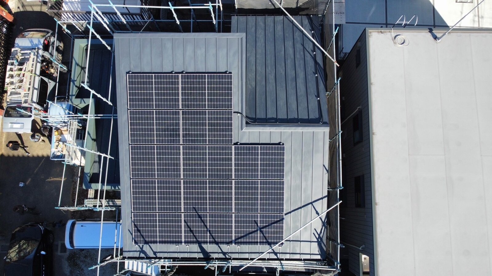 千葉県船橋市住宅屋根設置